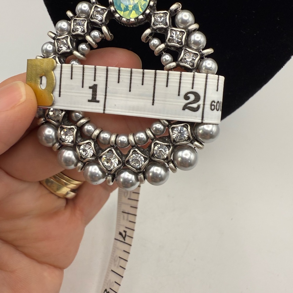 Chic Silver And Turquoise Statement Necklace - image 7